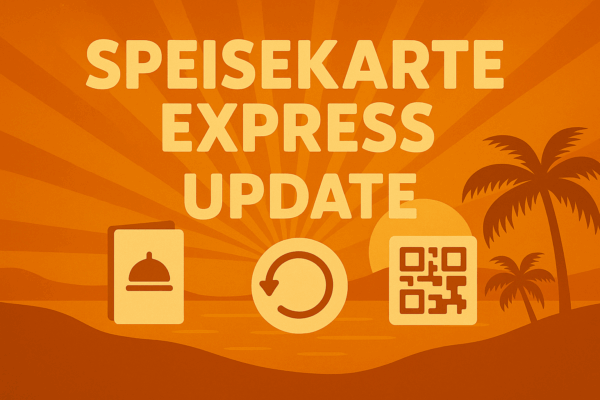 Speisekarte aktualisieren